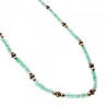925 Sterling Silver Green Jade Necklace