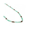 925 Sterling Silver Green Jade Necklace