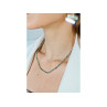925 Sterling Silver Green Jade Necklace
