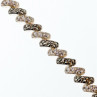 925 Sterling Silver CZ & Marcasites Bracelet
