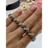 925 Sterling Silver CZ & Marcasites Bracelet