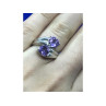 925 Sterling Silver Amethyst Ring Size 6.5