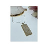 925 Sterling Silver Ivory Chain with Pendant