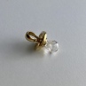 10K Yellow Gold Crystal Swarovski Pendant