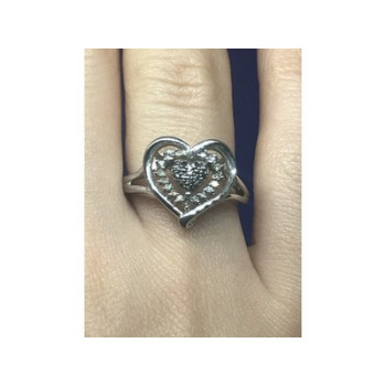 925 Sterling Silver Black Spinel & CZ 