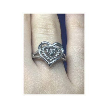 925 Sterling Silver Black Spinel & CZ 