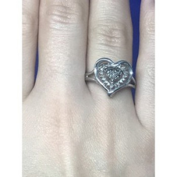925 Sterling Silver Black Spinel & CZ 