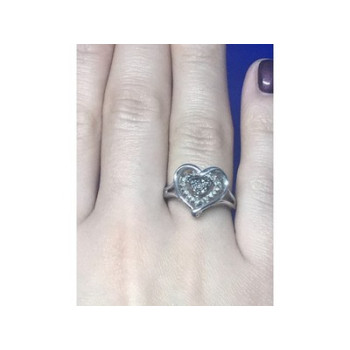 925 Sterling Silver Black Spinel & CZ 