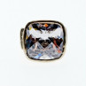925 Sterling Silver CZ Ring Size 6.5