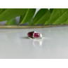 925 Sterling Silver Pink Spinel Ring Size 5.5