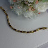 925 Sterling Silver Gold Plated Jjt Garnet & CZ Bracelet Length 7.5