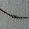 925 Sterling Silver Gold Plated Italy Lirm Necklace Chain Length 22 Inch