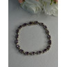 925 Sterling Silver Amethyst Fas Bracelet Length 7.5