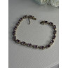 925 Sterling Silver Amethyst Fas Bracelet Length 7.5