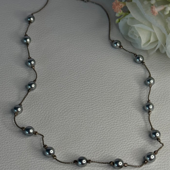 925 Sterling Silver Beautiful Necklace Length 17 Inch