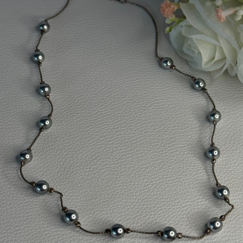 925 Sterling Silver Beautiful Necklace Length 17 Inch