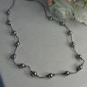 925 Sterling Silver Beautiful Necklace Length 17 Inch
