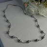 925 Sterling Silver Beautiful Necklace Length 17 Inch