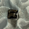 925 Sterling Silver Brown Tourmaline Ring Size 7