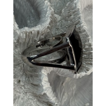 925 STERLING SILVER BROWN TOURMALINE RING SIZE 7