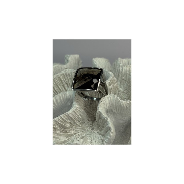 925 STERLING SILVER BROWN TOURMALINE RING SIZE 7