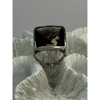925 STERLING SILVER BROWN TOURMALINE RING SIZE 7