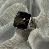 925 Sterling Silver Brown Tourmaline Ring Size 7