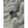 925 STERLING SILVER MULTICOLOR STONES RING SIZE 7