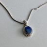 925 Sterling Silver Opal Chain With Pendant