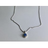 925 Sterling Silver Opal Chain With Pendant