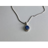 925 Sterling Silver Opal Chain With Pendant