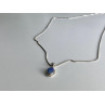 925 Sterling Silver Opal Chain With Pendant