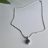 925 Sterling Silver Opal Chain With Pendant