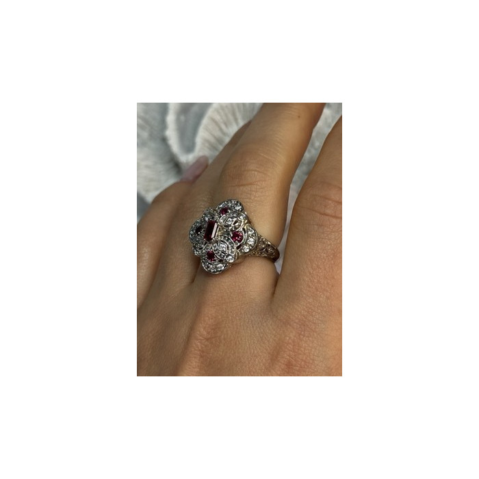 925 STERLING SILVER PINK SPINEL RING SIZE 5