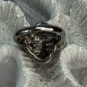 925 Sterling Silver Pink Spinel Ring Size 5