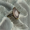 925 Sterling Silver Alpanite & CZ Ring Size 10.5
