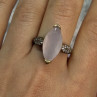 925 Sterling Silver Alpanite & CZ Ring Size 10.5