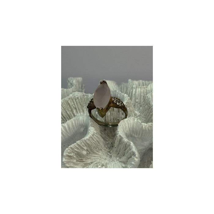 925 Sterling Silver Alpanite & CZ Ring Size 10.5