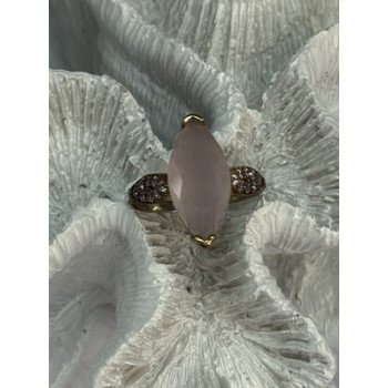 925 Sterling Silver Alpanite & CZ Ring Size 10.5