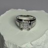 925 Sterling Silver CZ Men'S Ring Size 12