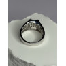 925 Sterling Silver CZ Men's Ring Size 12