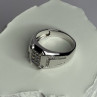 925 Sterling Silver CZ Men'S Ring Size 12