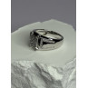 925 Sterling Silver CZ Men's Ring Size 12