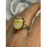 925 STERLING SILVER YASHMA & CITRINE RING SIZE 8