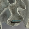 925 Sterling Silver Blue Larimar Necklace Length 18/16 Inch