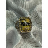 925 STERLING SILVER YASHMA CITRINE & BERYL RING SIZE 6