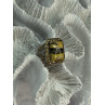 925 STERLING SILVER YASHMA CITRINE & BERYL RING SIZE 6
