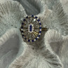 Beautiful 925 Sterling Silver CZ Ring Size 7.5