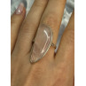 VINTAGE 925 STERLING SILVER MORGANITE RING SIZE 8