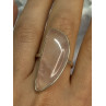 VINTAGE 925 STERLING SILVER MORGANITE RING SIZE 8
